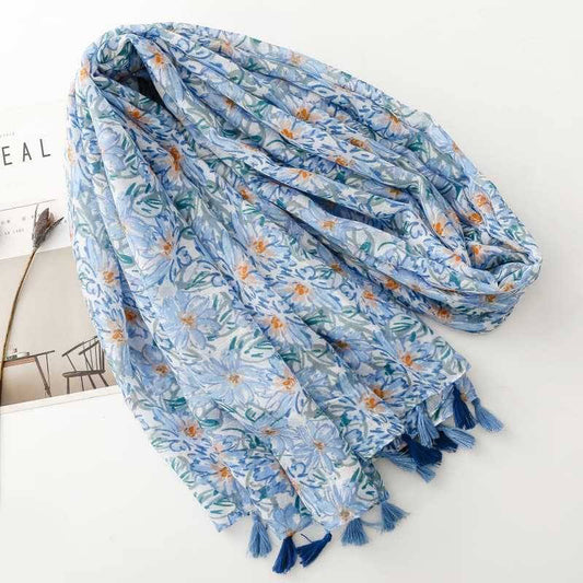 Lightweight silk cashmere-feel scarf