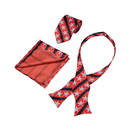 High Quality Printed American Flag Tie