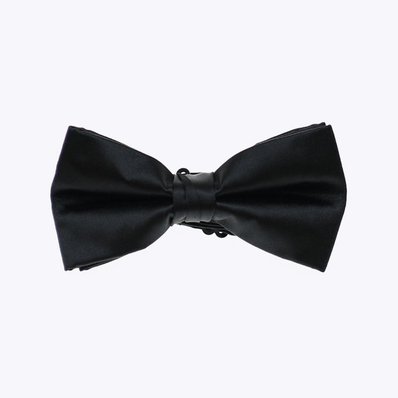 High-end adjustable business black men's bow tie