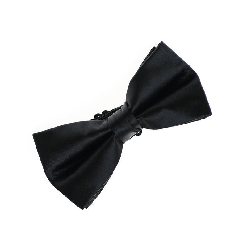 High-end adjustable business black men's bow tie