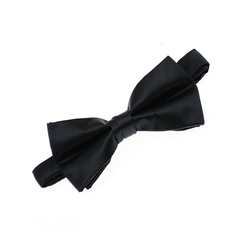 High-end adjustable business black men's bow tie
