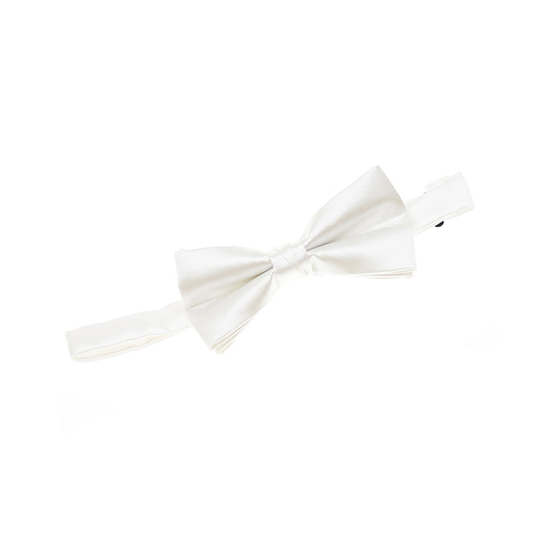 Durable quick-drying solid color satin men's bow tie