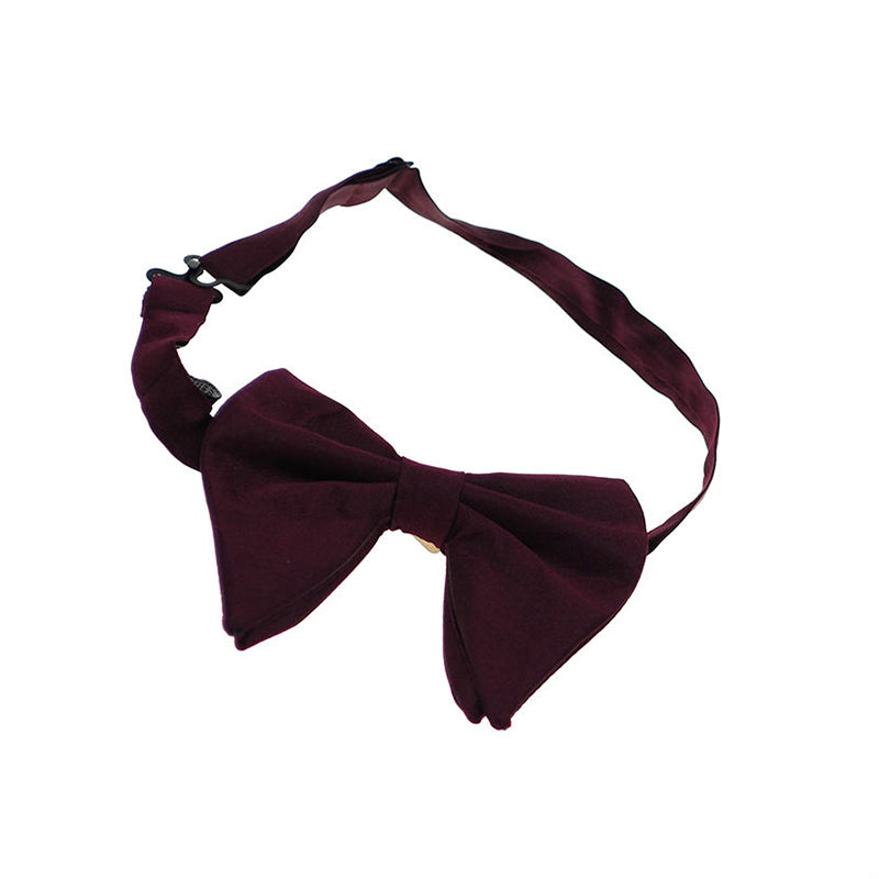 100% Silk Men's Luxury Vintage Large Bow Tie