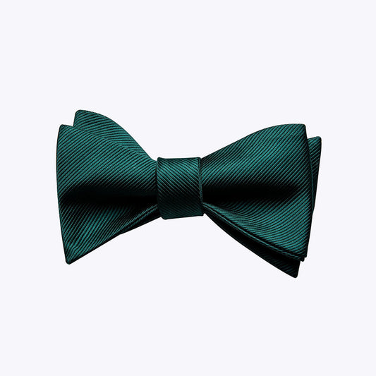 Men's Army Green Silk Bow Tie