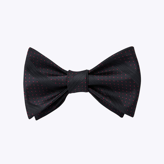 Fashion Striped Silk Self-Tie Bow Tie