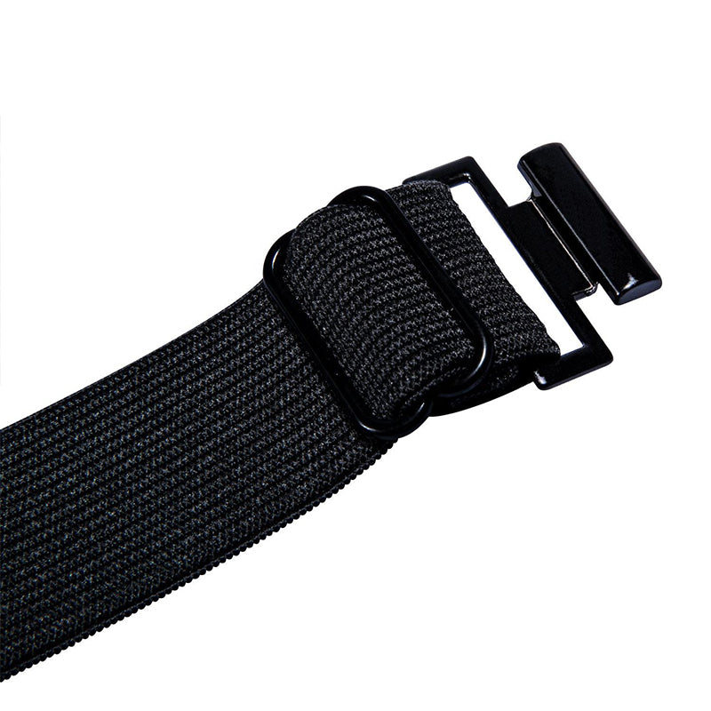 Classic jacquard black men's bow tie