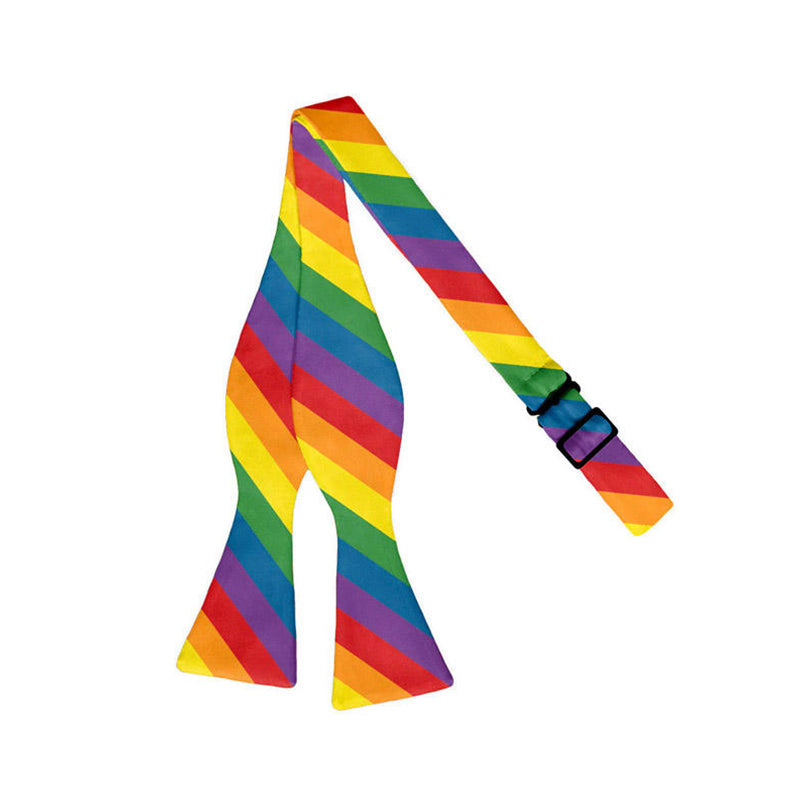 High Quality Rainbow Men's Bow Tie