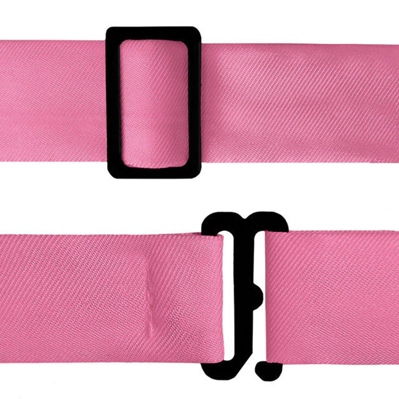 Luxury Men's Adjustable Satin Plain Bow Tie