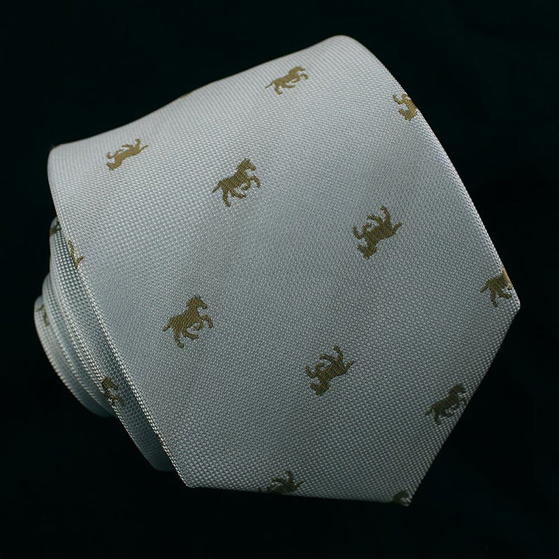 Gray blue men's tie and self tie