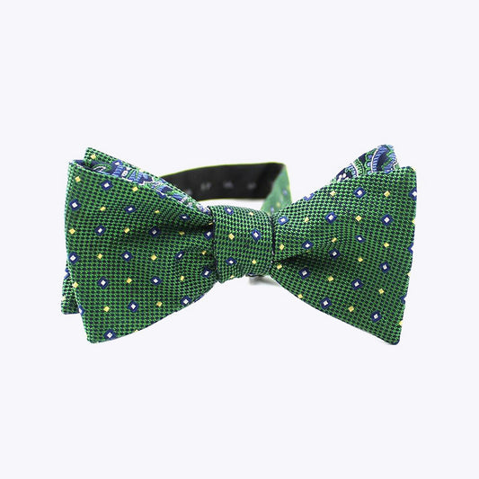 Green Double-Sided Reversible Men's Bow Tie