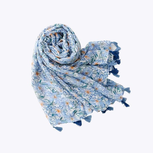Lightweight silk cashmere-feel scarf