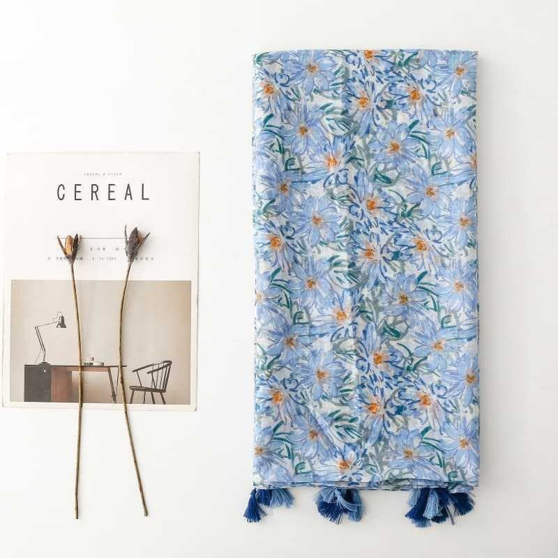 Lightweight silk cashmere-feel scarf