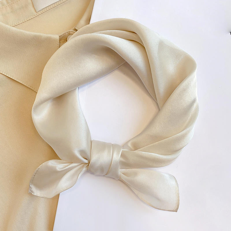 100% mulberry silk luxury square scarf