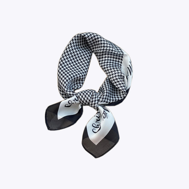 Cashew Bird Print All-Season Lightweight Scarf