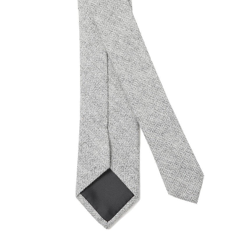 Luxe Skinny Tweed Herringbone Tie