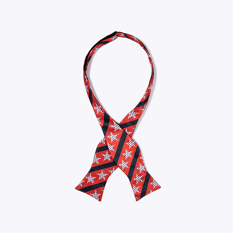 High Quality Printed American Flag Tie