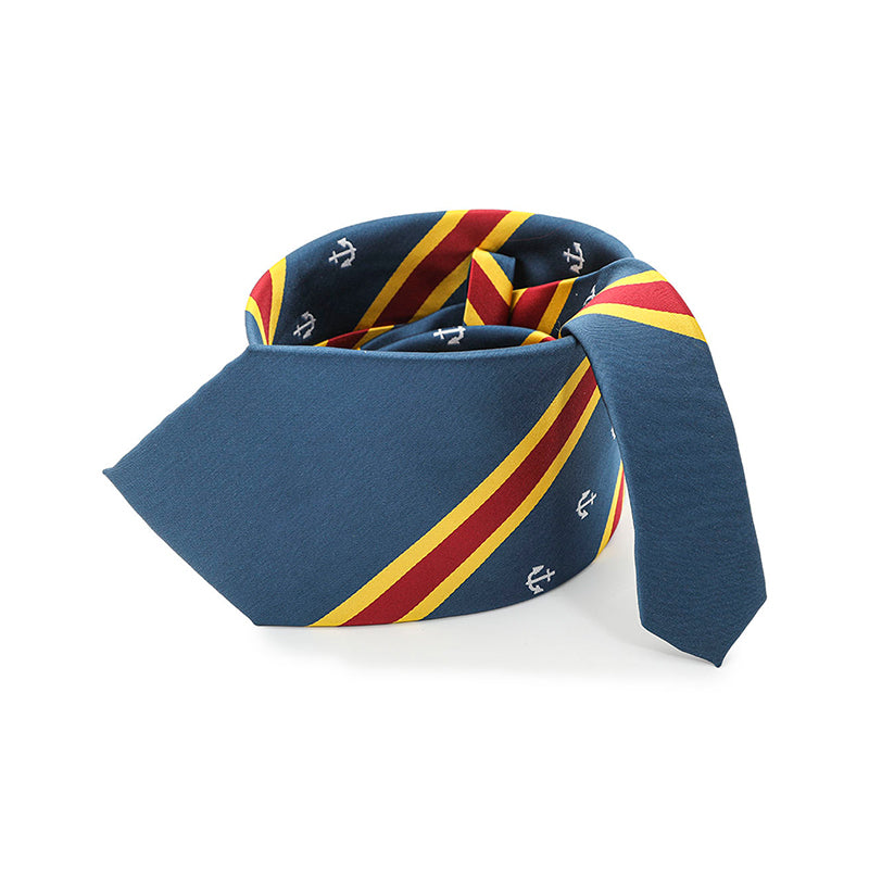 Men's Blue Yacht Jacquard Tie
