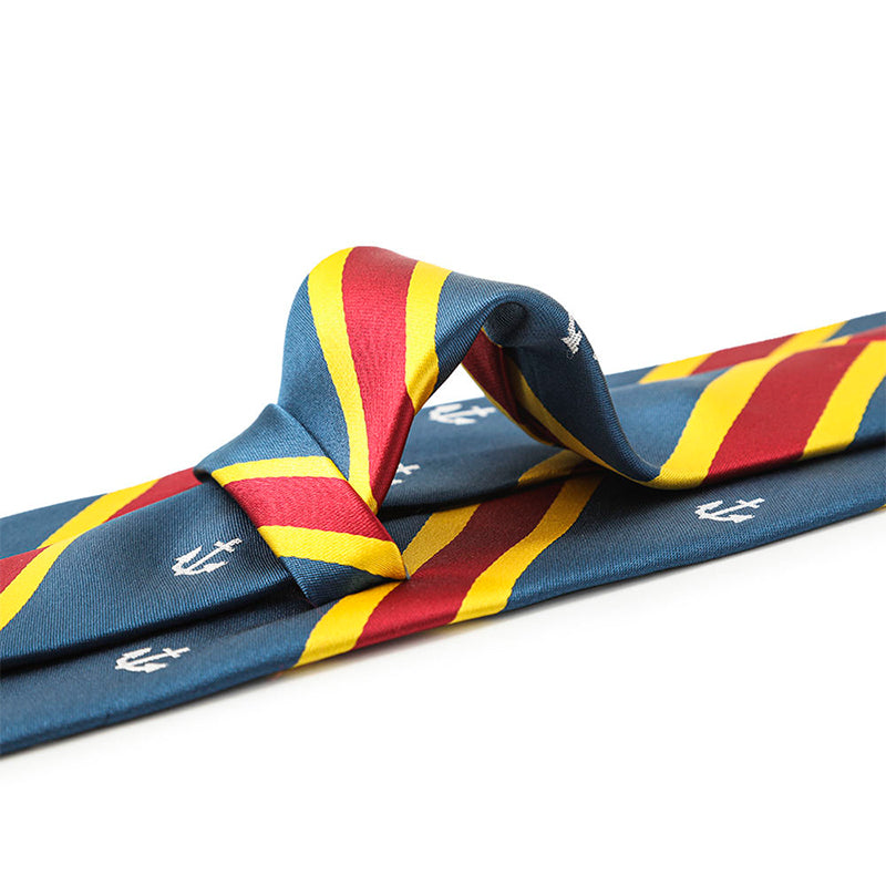 Men's Blue Yacht Jacquard Tie