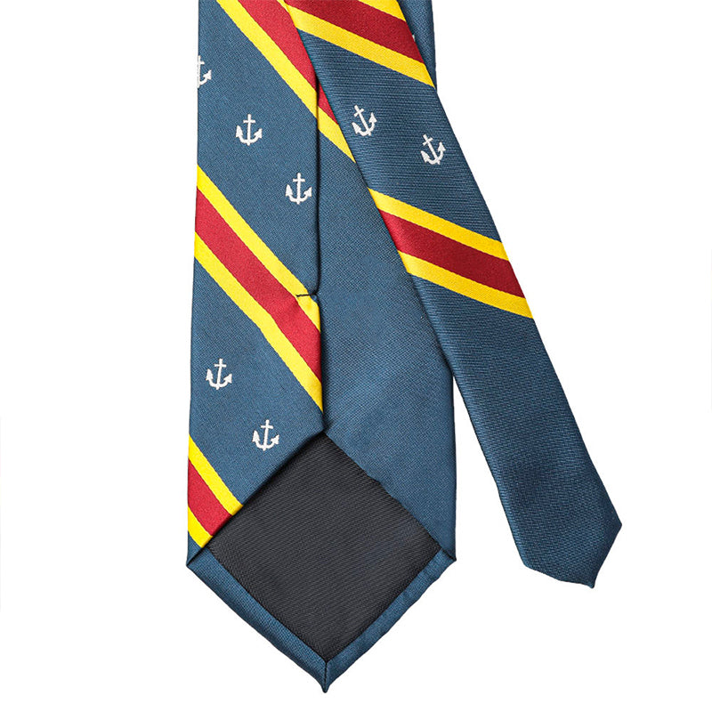 Men's Blue Yacht Jacquard Tie